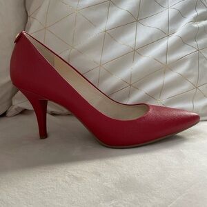 Michael Kors Red High Heel Pumps
